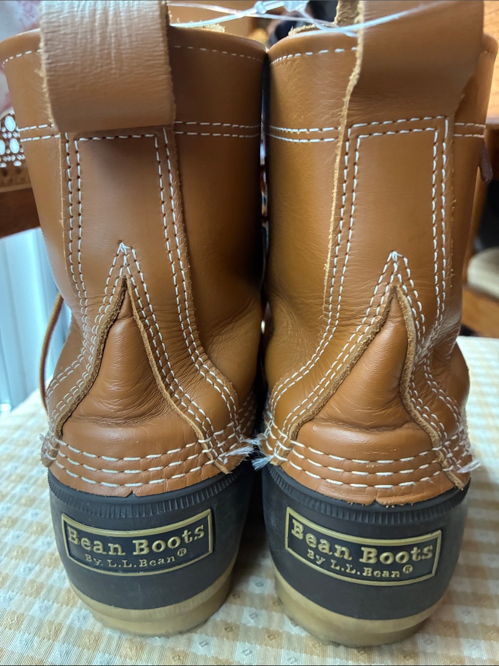 L.L. Bean Bean Boots in Tan Leather